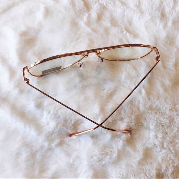 Jane Rose Gold Aviator Computer Blue Light Glasses - Picture 9 of 9